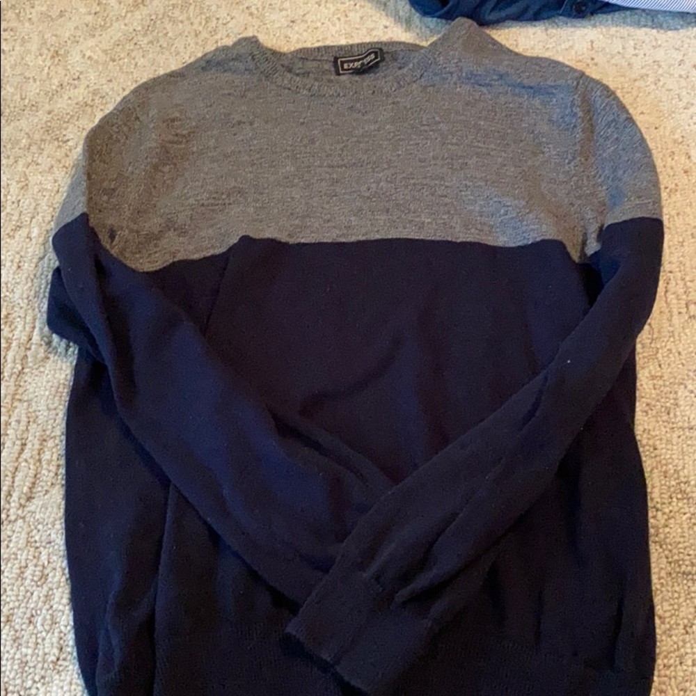 Express color block sweater